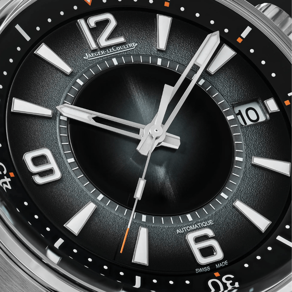 Jaeger-LeCoultre Polaris Date Q9068650 acero 42 mm esfera gray blue correa de caucho
