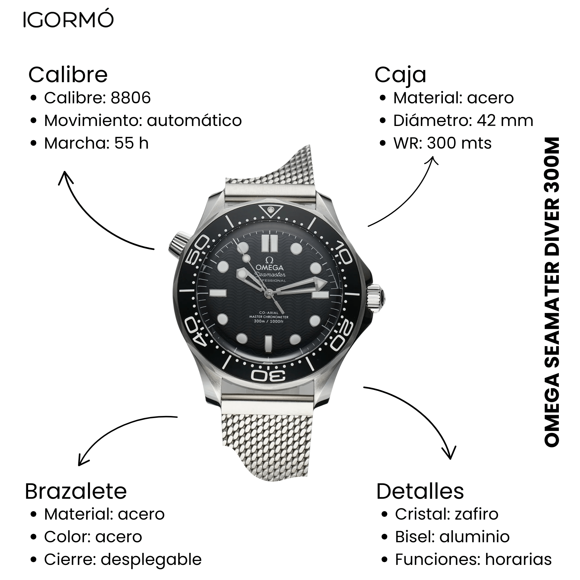 Omega Seamaster Diver 300M acero 42mm 210.30.42.20.01.010