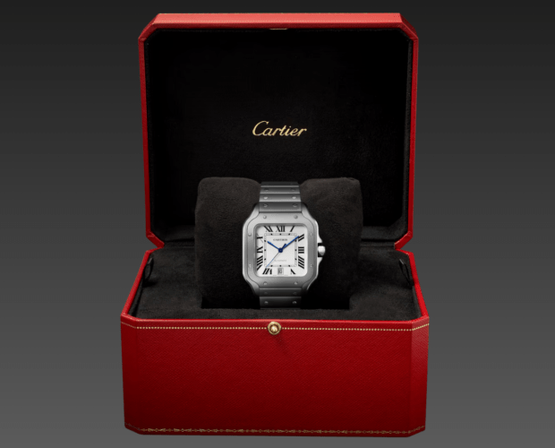 Cartier Santos grande titanio wssa0089 Watch Review