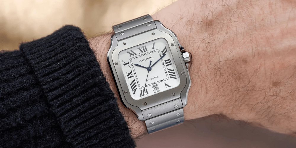 Cartier Santos grande titanio wssa0089 Watch Review