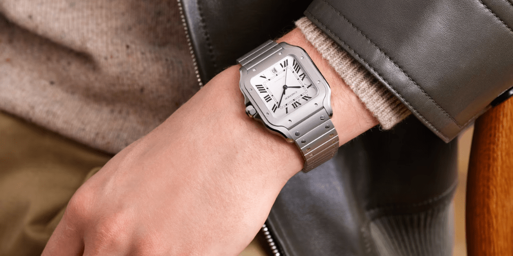 Cartier Santos grande titanio wssa0089 Watch Review
