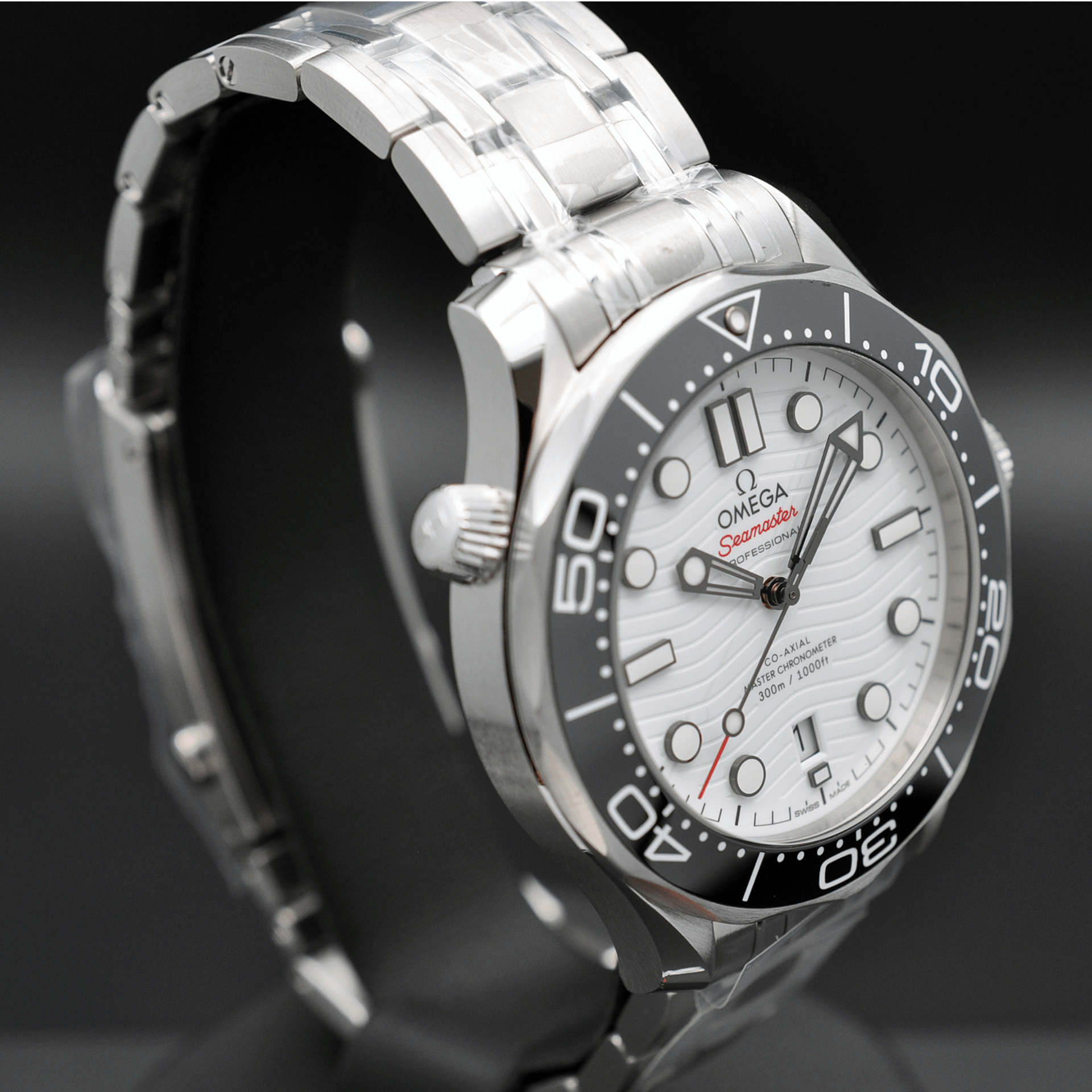 Omega Seamaster Diver 300M esfera blanca acero 42mm ref 210.30.42.20.04.001