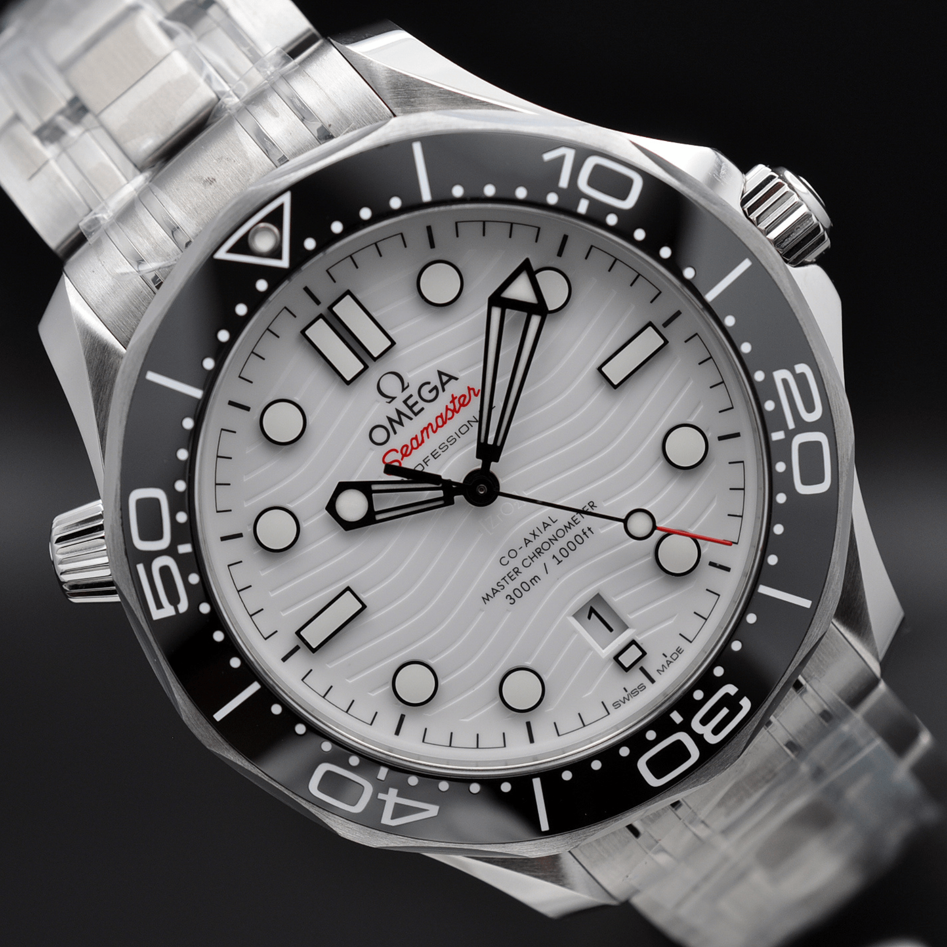 Omega Seamaster Diver 300M esfera blanca acero 42mm ref 210.30.42.20.04.001