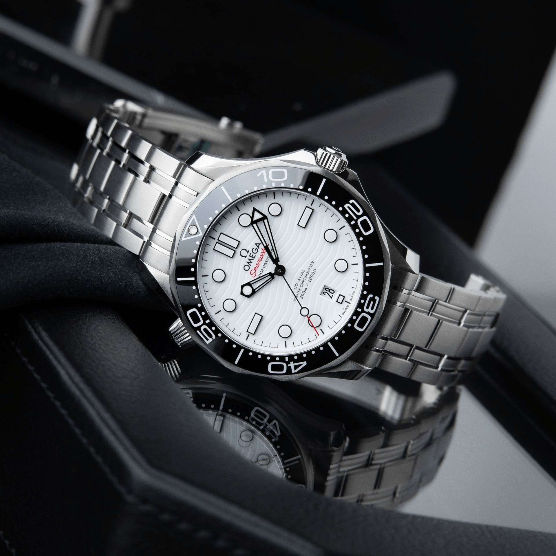 Omega Seamaster Diver 300M esfera blanca acero 42mm ref 210.30.42.20.04.001
