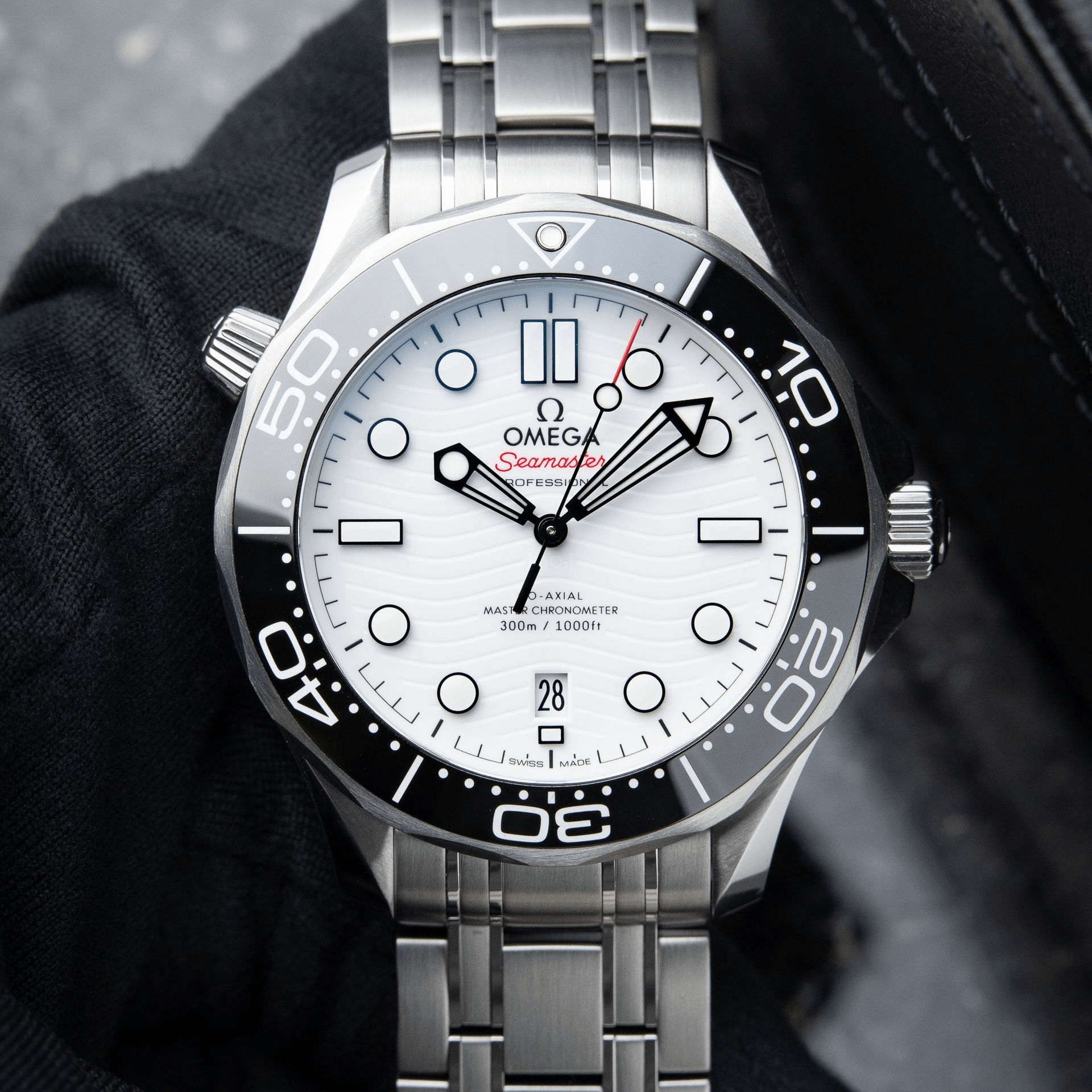 Omega Seamaster Diver 300M esfera blanca acero 42mm ref 210.30.42.20.04.001