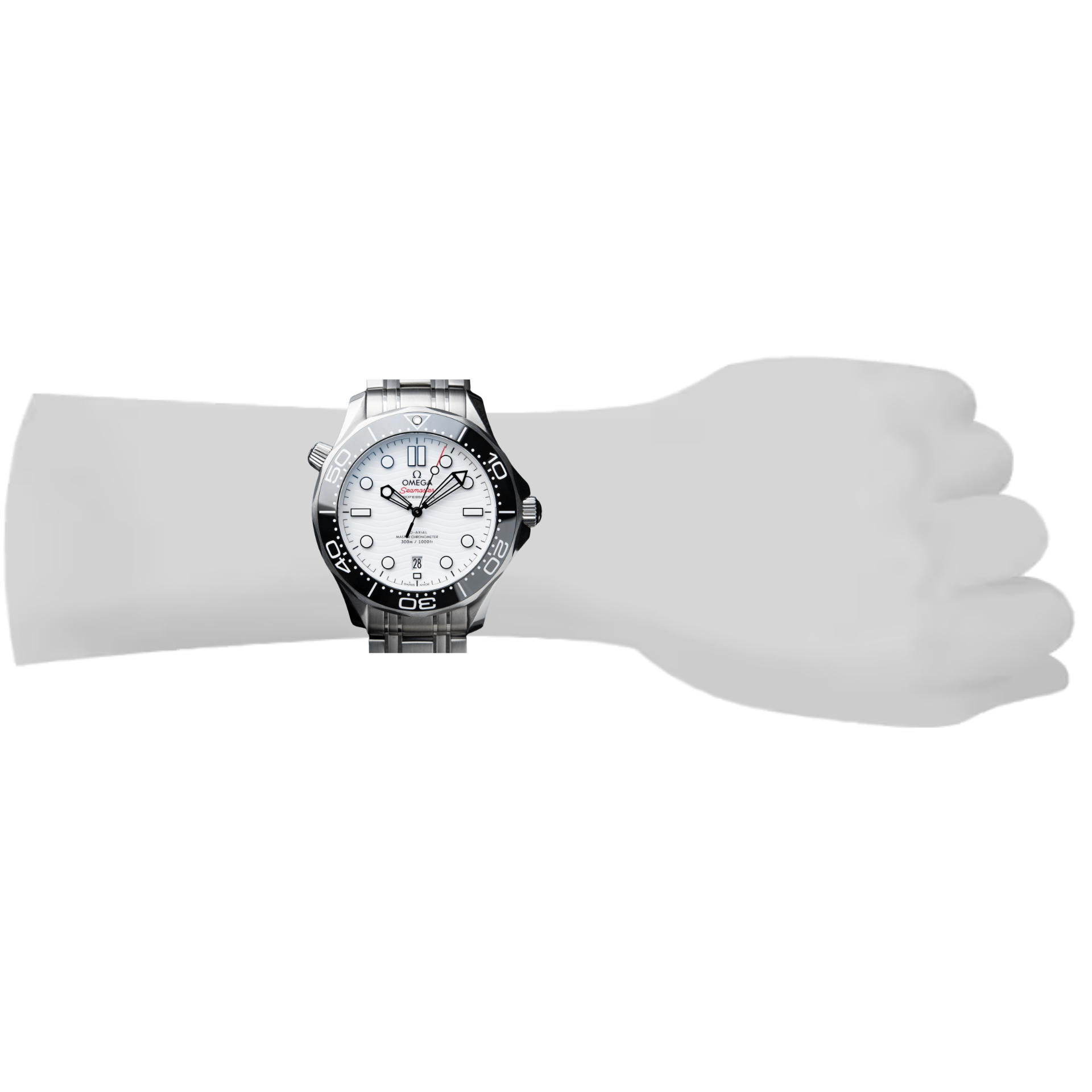 Omega Seamaster Diver 300M esfera blanca acero 42mm ref 210.30.42.20.04.001