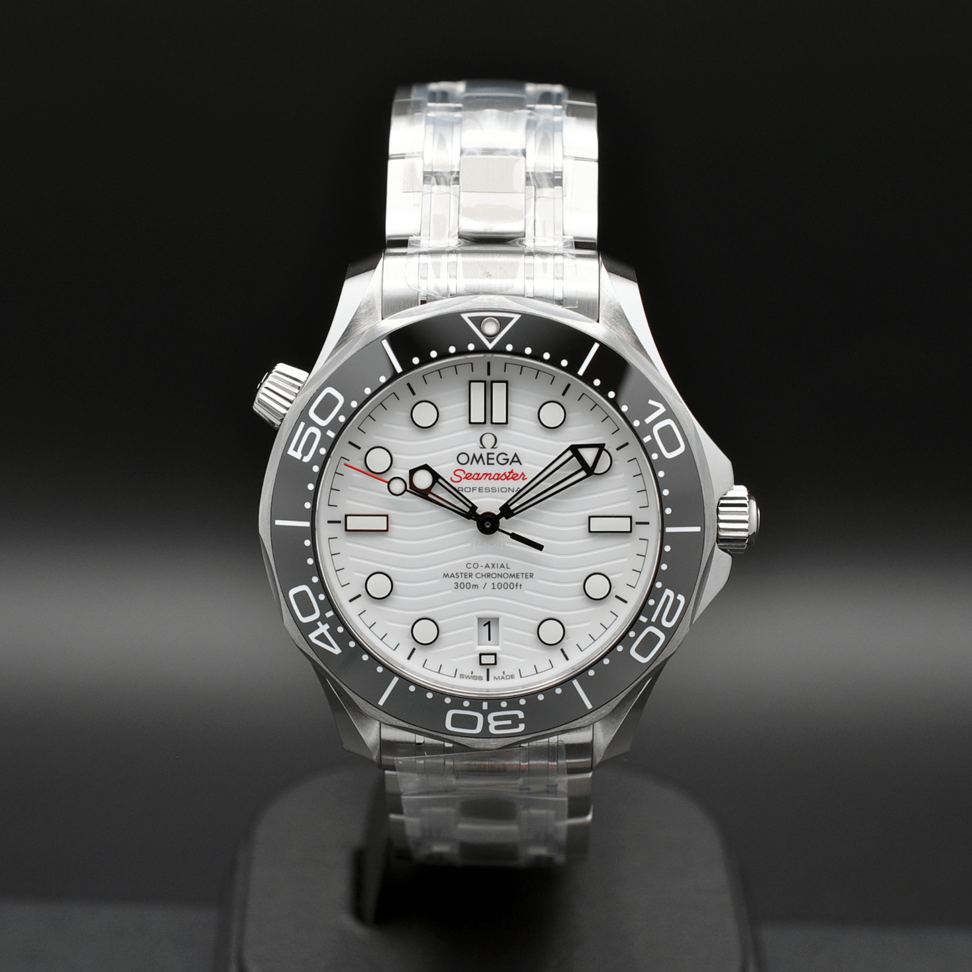 Omega Seamaster Diver 300M esfera blanca acero 42mm ref 210.30.42.20.04.001