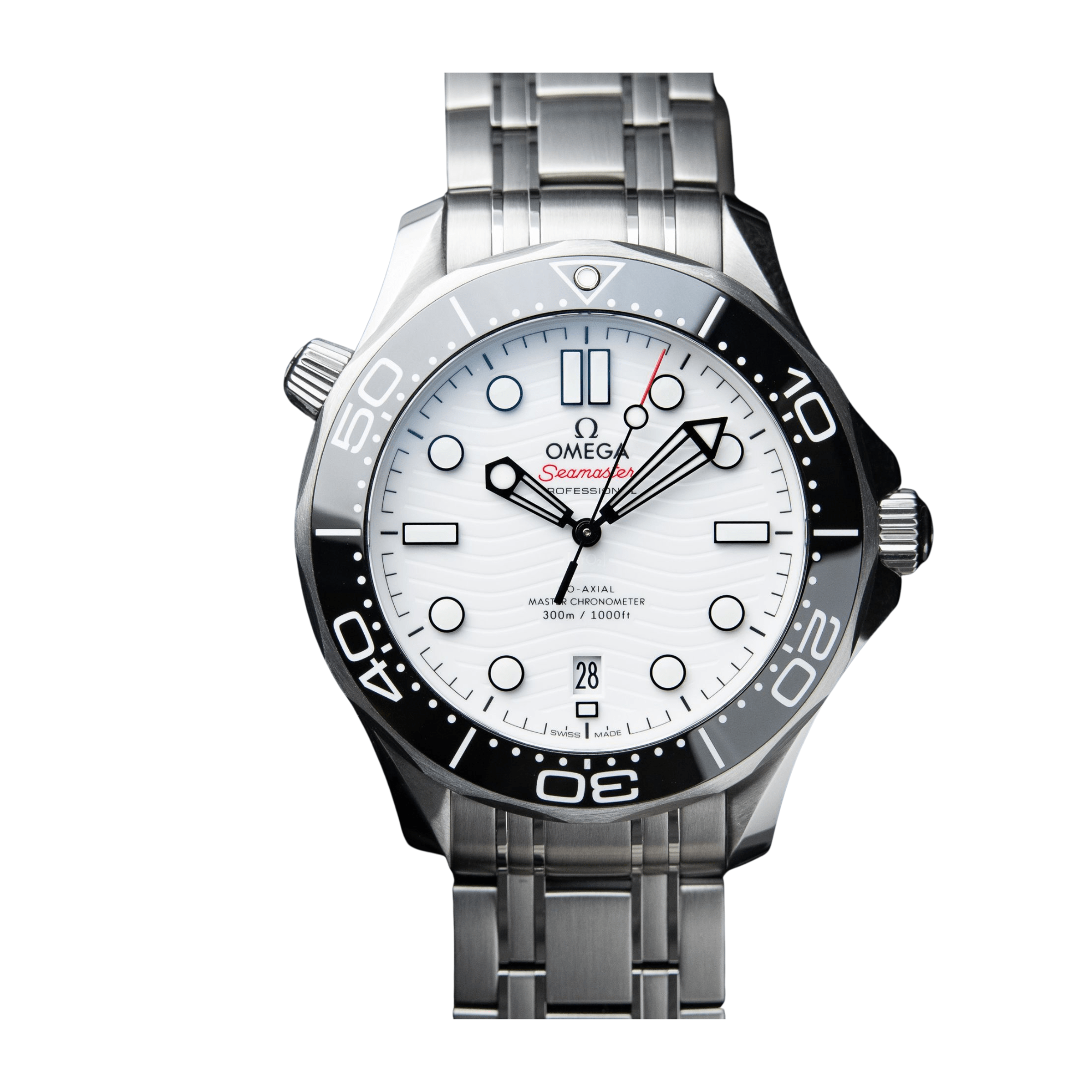 Omega Seamaster Diver 300M esfera blanca acero 42mm ref 210.30.42.20.04.001