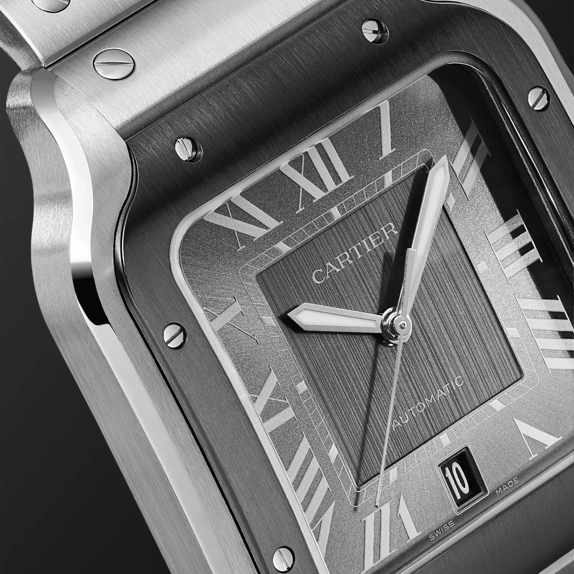 Cartier Santos Grande Acero y ADLC WSSA0037
