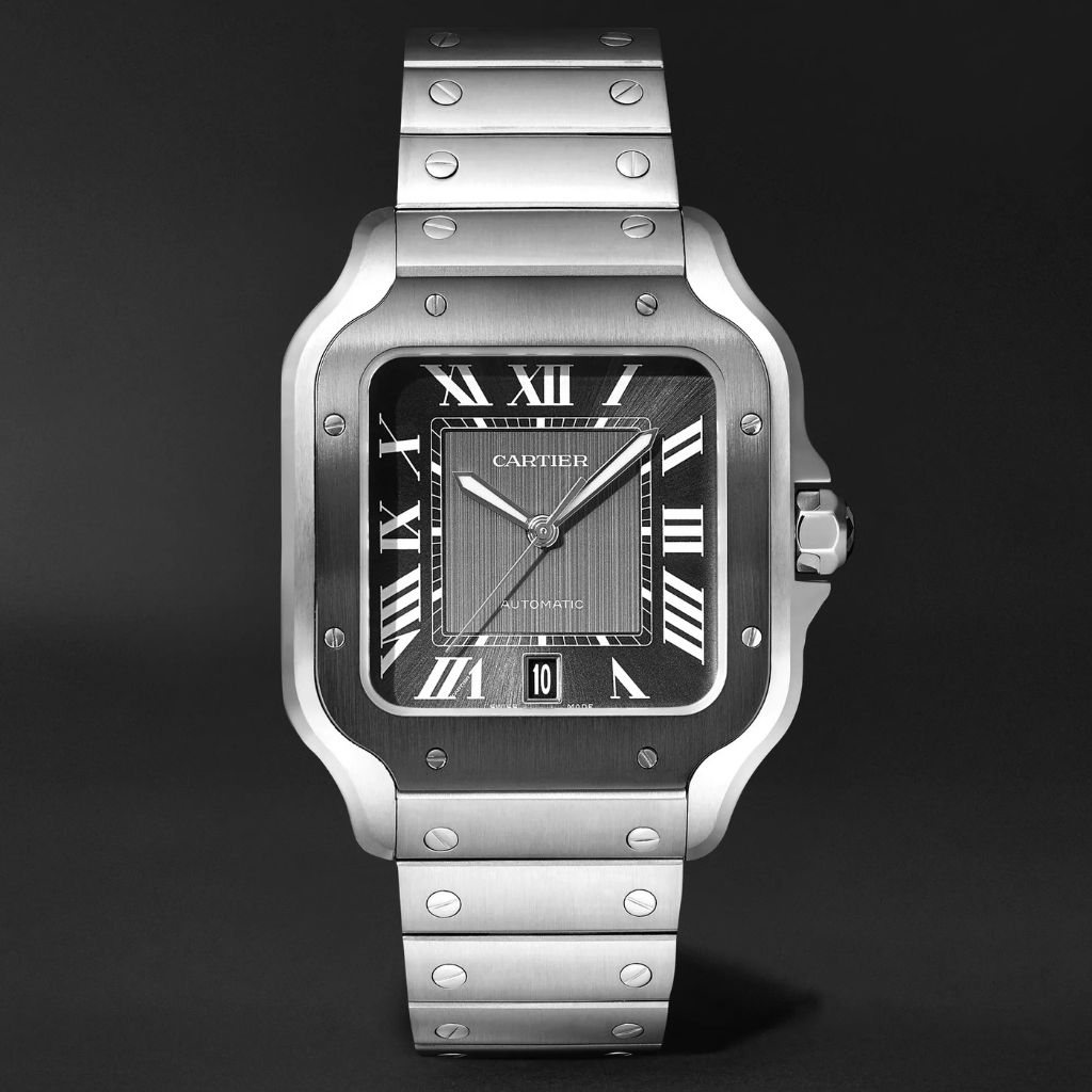 Cartier Santos Grande Acero y ADLC WSSA0037