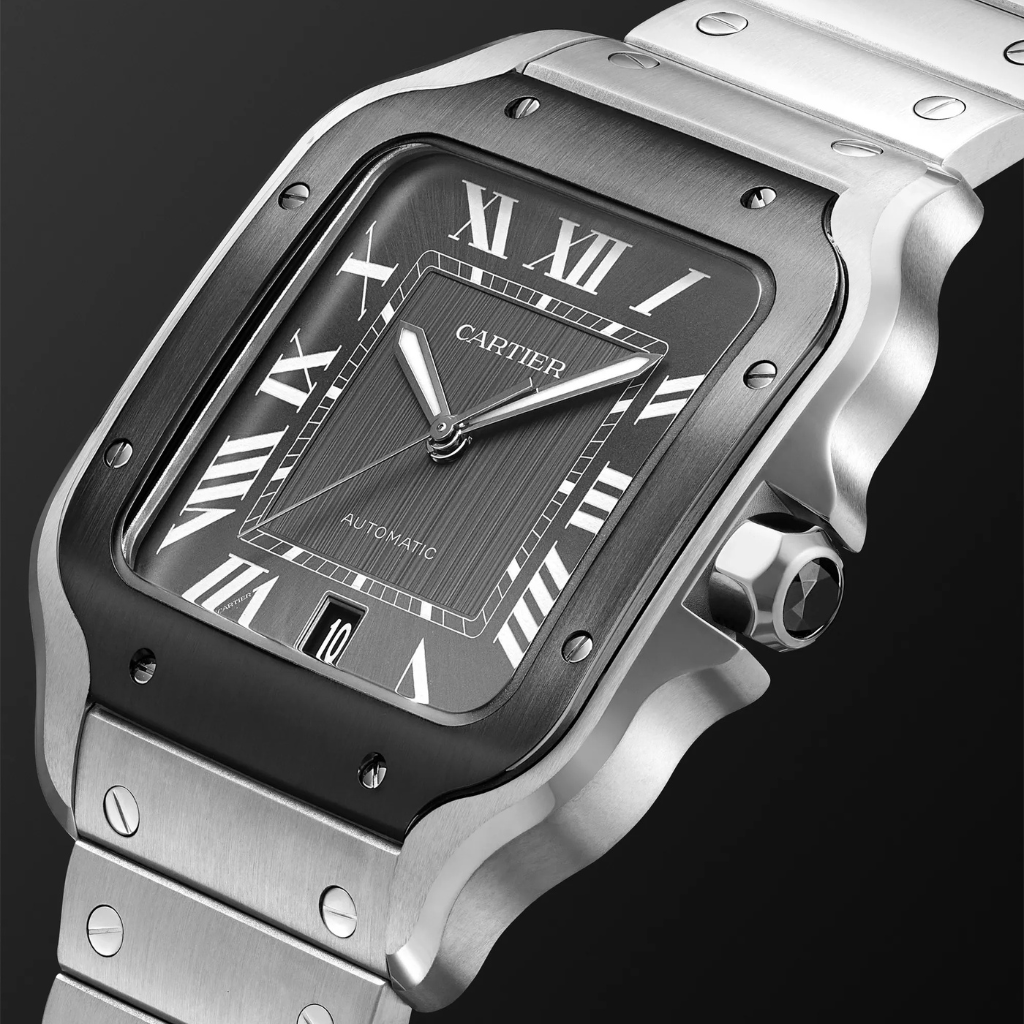 Cartier Santos Grande Acero y ADLC WSSA0037