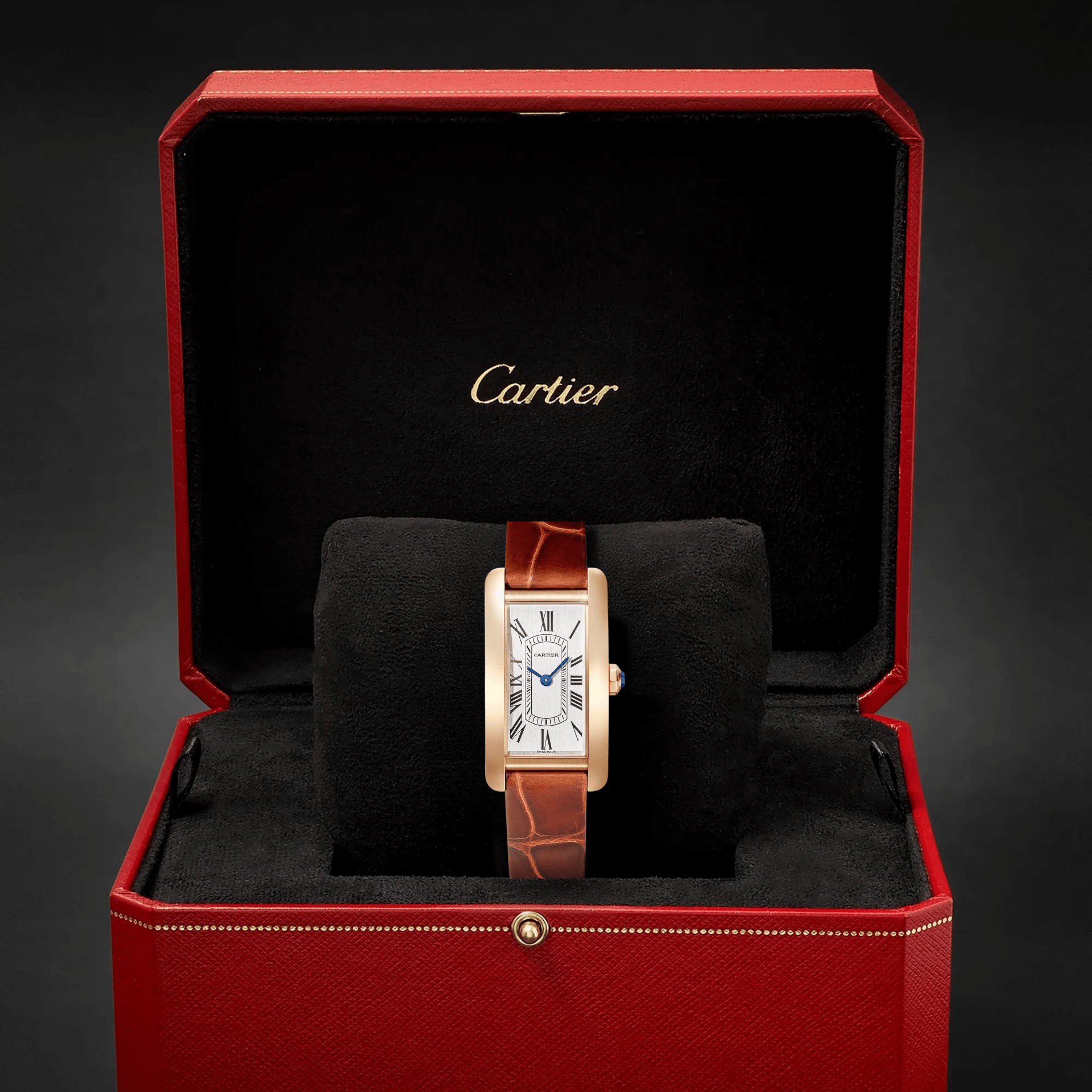 Cartier Tank Americaine oro rosa WGTA0340
