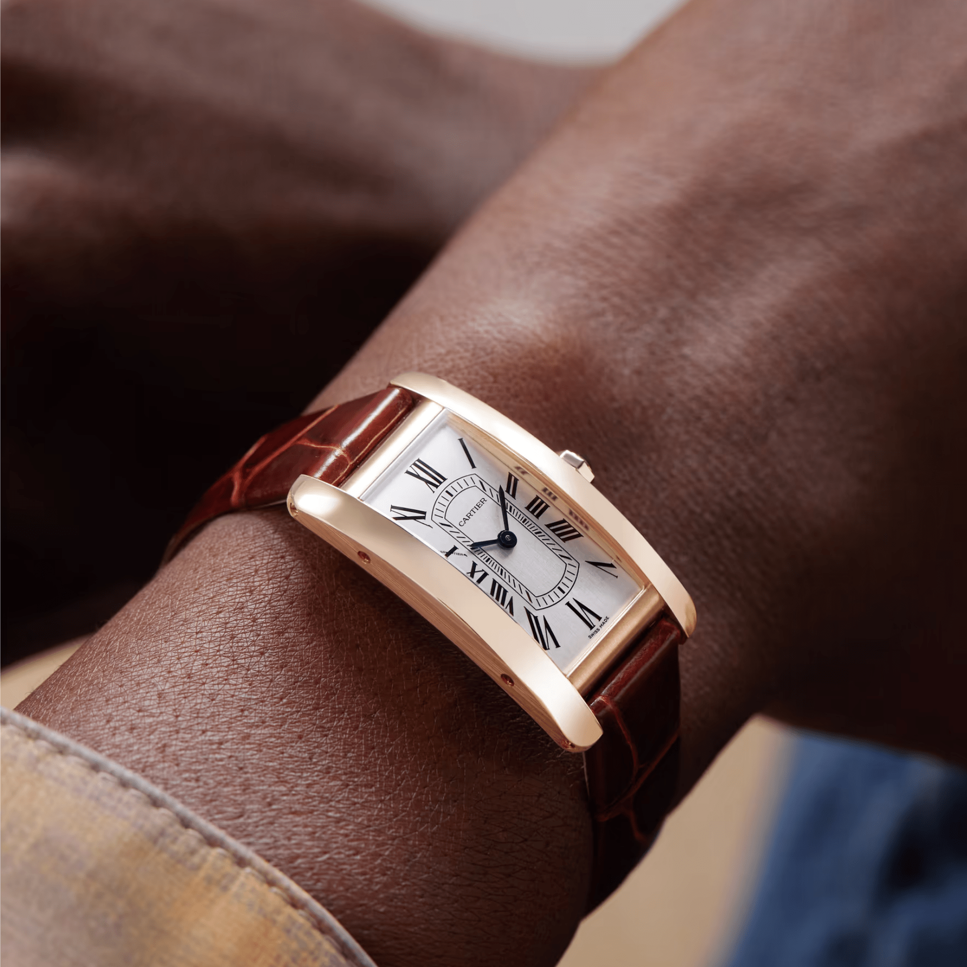 Cartier Tank Americaine oro rosa WGTA0340