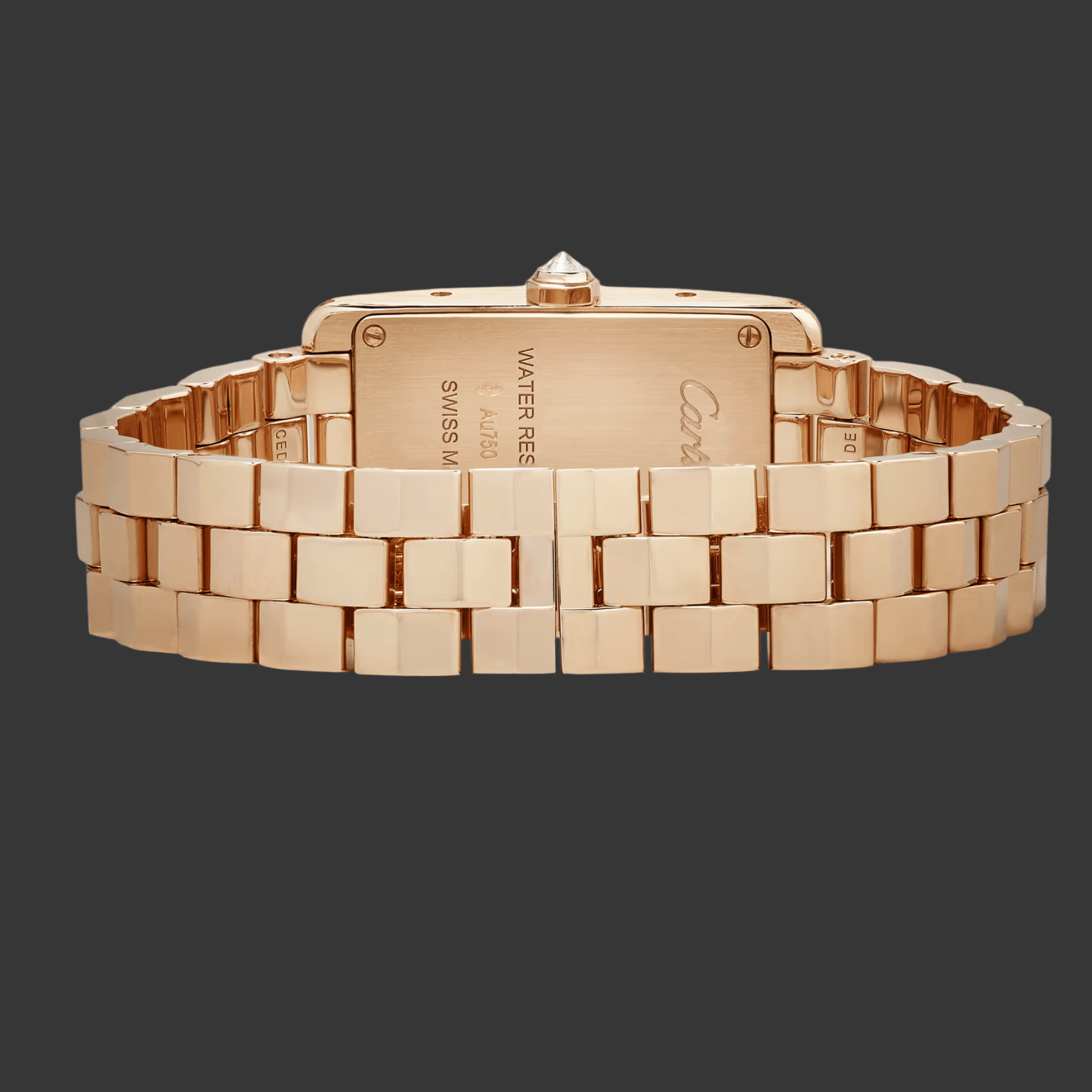 Cartier Tank Americaine oro rosa y diamantes wjta0056